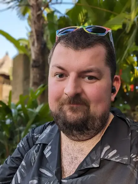 Alec portrait tropical garden