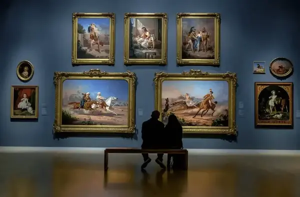 A museum gallery