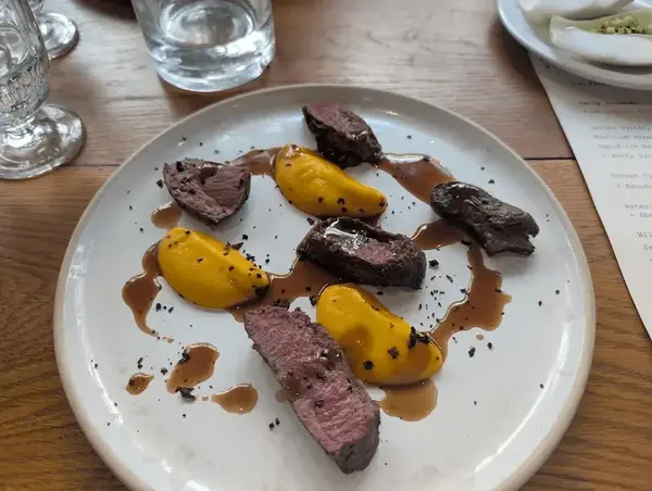 Fine dining beef