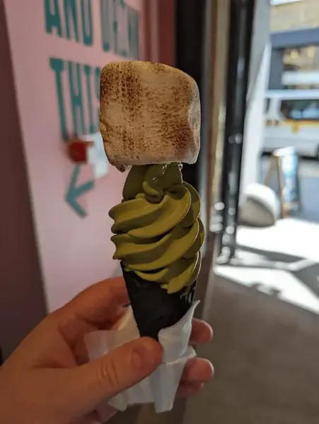 Matcha soft serve