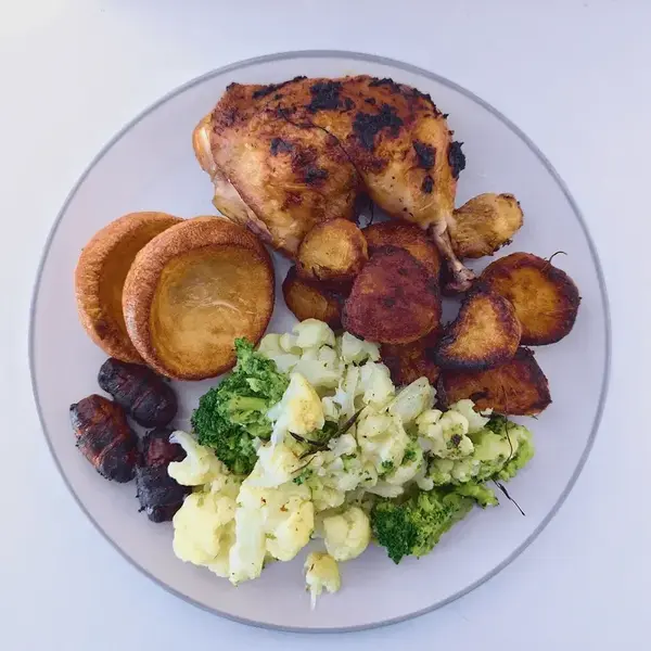 Roast chicken Sunday dinner