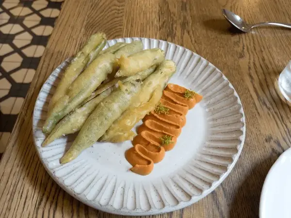 Tempura green beans