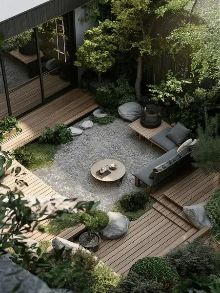 A courtyard