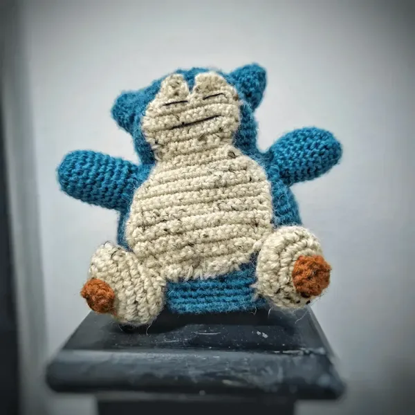 A Snorlax I crocheted
