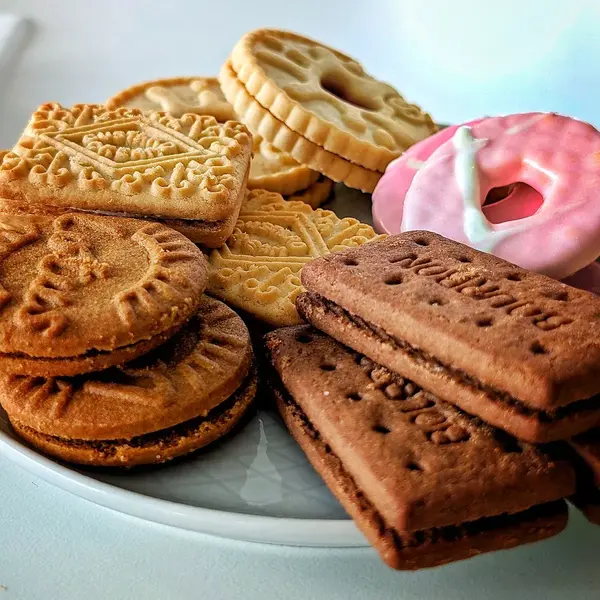 Biscuits close up