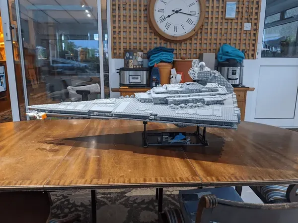 A Lego Imperial Star Destroyer I built